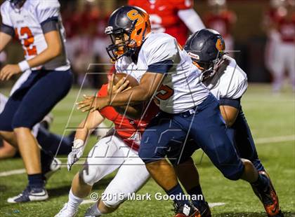 Thumbnail 1 in Katy Tigers @ Seven Lakes Spartans photogallery.