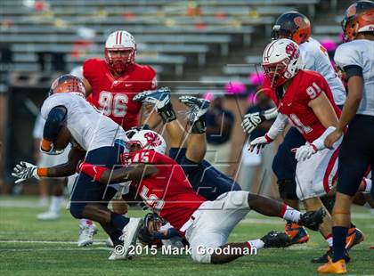 Thumbnail 2 in Katy Tigers @ Seven Lakes Spartans photogallery.