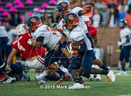 Thumbnail 1 in Katy Tigers @ Seven Lakes Spartans photogallery.