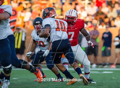 Thumbnail 1 in Katy Tigers @ Seven Lakes Spartans photogallery.