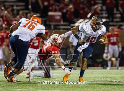 Thumbnail 1 in Katy Tigers @ Seven Lakes Spartans photogallery.