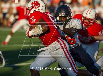 Thumbnail 2 in Katy Tigers @ Seven Lakes Spartans photogallery.