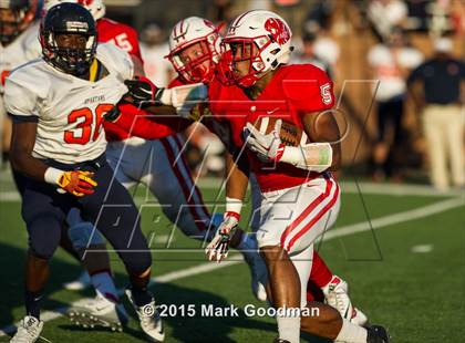 Thumbnail 3 in Katy Tigers @ Seven Lakes Spartans photogallery.