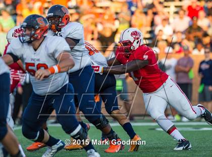 Thumbnail 3 in Katy Tigers @ Seven Lakes Spartans photogallery.
