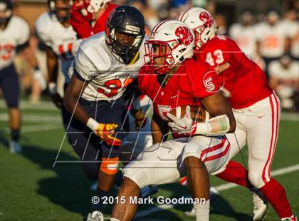 Thumbnail 2 in Katy Tigers @ Seven Lakes Spartans photogallery.