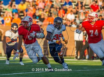 Thumbnail 2 in Katy Tigers @ Seven Lakes Spartans photogallery.