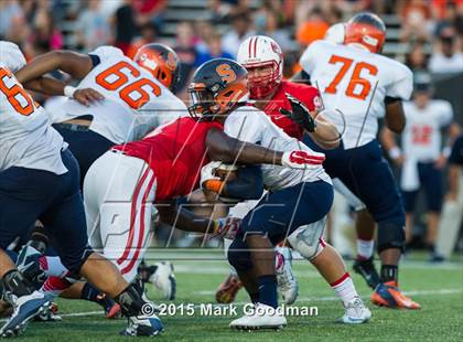 Thumbnail 2 in Katy Tigers @ Seven Lakes Spartans photogallery.