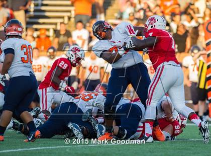 Thumbnail 2 in Katy Tigers @ Seven Lakes Spartans photogallery.