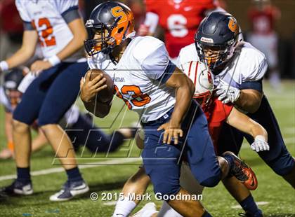 Thumbnail 2 in Katy Tigers @ Seven Lakes Spartans photogallery.