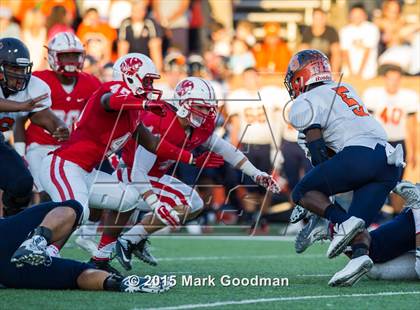 Thumbnail 2 in Katy Tigers @ Seven Lakes Spartans photogallery.