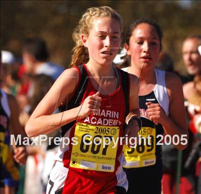 Thumbnail 1 in CIF Cross Country Championships (D5 Girls) photogallery.