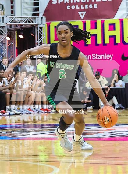 Thumbnail 3 in Long Island Lutheran vs. AZ Compass Prep (Army National Guard Hoophall Classic) photogallery.