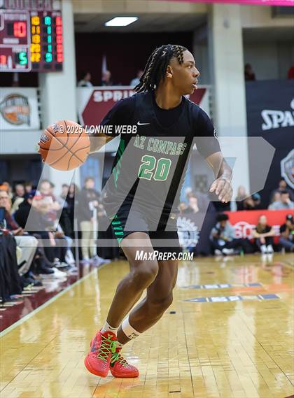 Thumbnail 2 in Long Island Lutheran vs. AZ Compass Prep (Army National Guard Hoophall Classic) photogallery.
