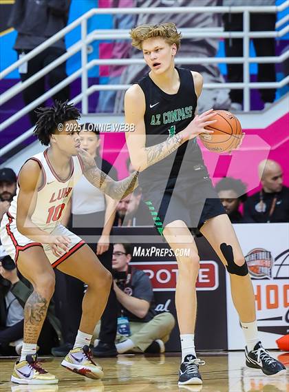 Thumbnail 1 in Long Island Lutheran vs. AZ Compass Prep (Army National Guard Hoophall Classic) photogallery.