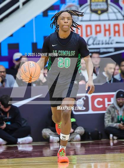 Thumbnail 1 in Long Island Lutheran vs. AZ Compass Prep (Army National Guard Hoophall Classic) photogallery.