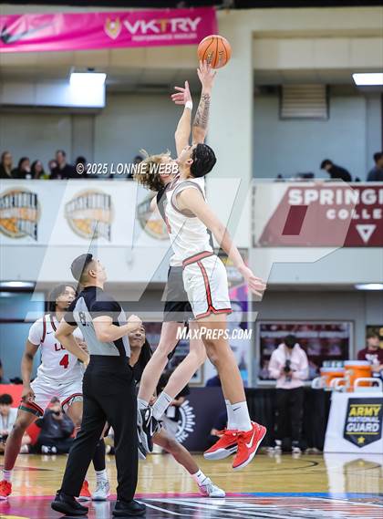 Thumbnail 1 in Long Island Lutheran vs. AZ Compass Prep (Army National Guard Hoophall Classic) photogallery.