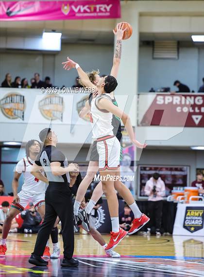 Thumbnail 2 in Long Island Lutheran vs. AZ Compass Prep (Army National Guard Hoophall Classic) photogallery.