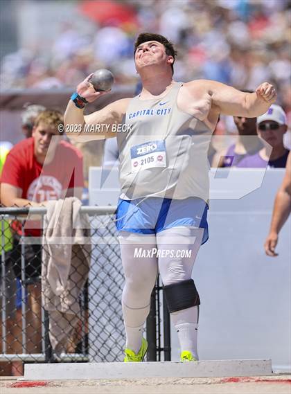 Thumbnail 2 in Class 5 Shot Put (MSHSAA State Championship) photogallery.
