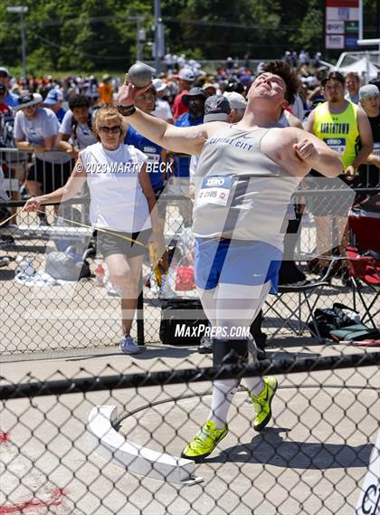 Thumbnail 1 in Class 5 Shot Put (MSHSAA State Championship) photogallery.