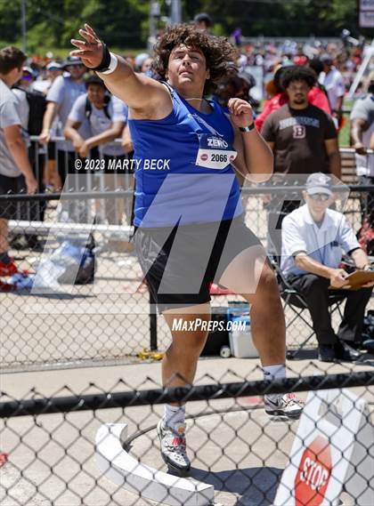 Thumbnail 2 in Class 5 Shot Put (MSHSAA State Championship) photogallery.