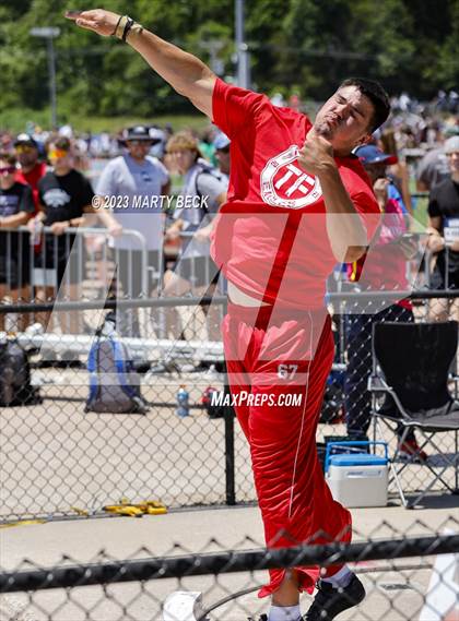 Thumbnail 1 in Class 5 Shot Put (MSHSAA State Championship) photogallery.