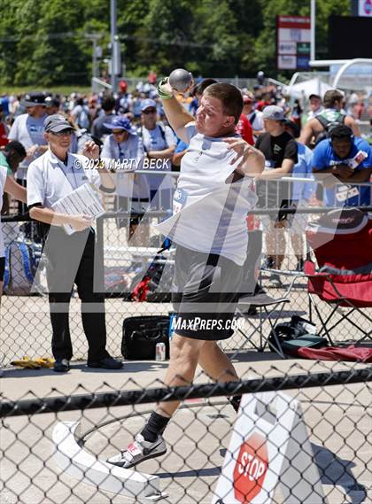 Thumbnail 1 in Class 5 Shot Put (MSHSAA State Championship) photogallery.