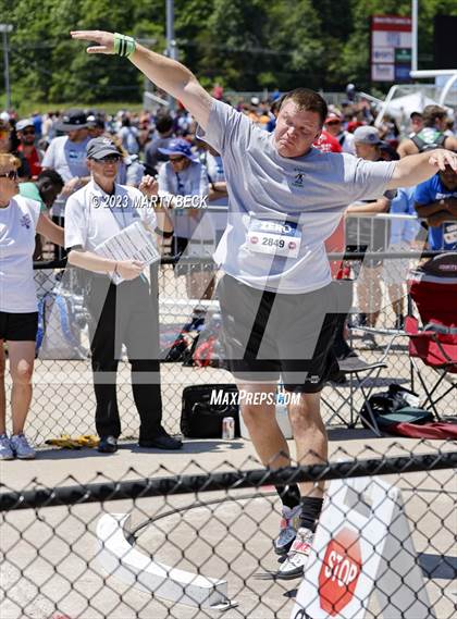 Thumbnail 3 in Class 5 Shot Put (MSHSAA State Championship) photogallery.