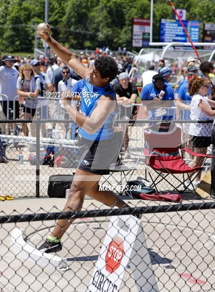 Thumbnail 2 in Class 5 Shot Put (MSHSAA State Championship) photogallery.