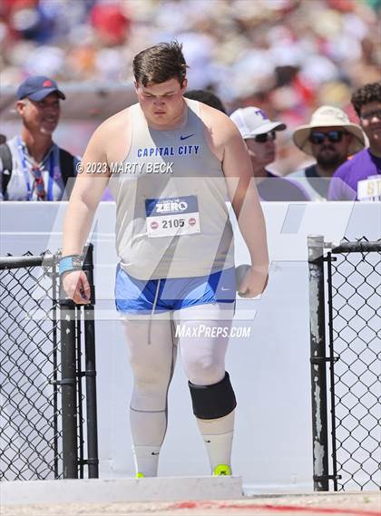 Thumbnail 3 in Class 5 Shot Put (MSHSAA State Championship) photogallery.