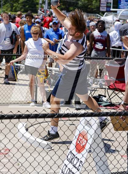 Thumbnail 3 in Class 5 Shot Put (MSHSAA State Championship) photogallery.