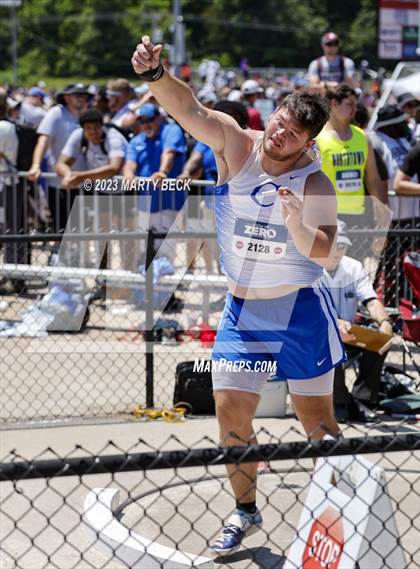 Thumbnail 3 in Class 5 Shot Put (MSHSAA State Championship) photogallery.