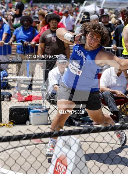 Thumbnail 2 in Class 5 Shot Put (MSHSAA State Championship) photogallery.