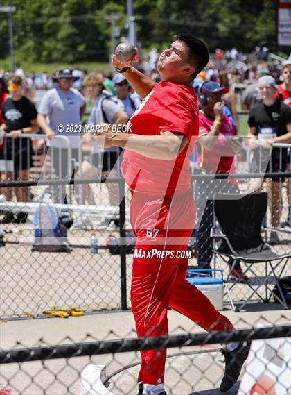 Thumbnail 2 in Class 5 Shot Put (MSHSAA State Championship) photogallery.
