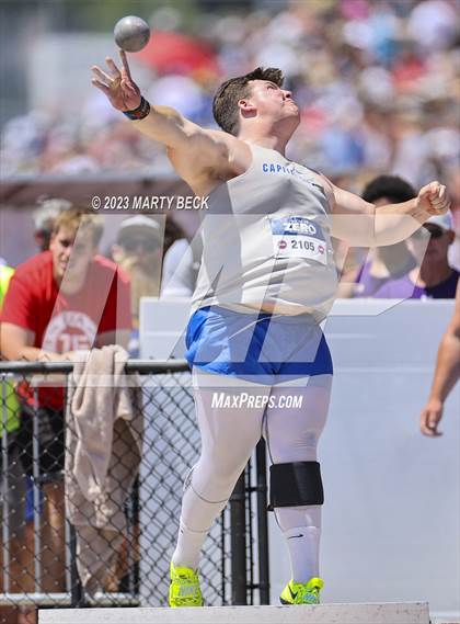 Thumbnail 1 in Class 5 Shot Put (MSHSAA State Championship) photogallery.