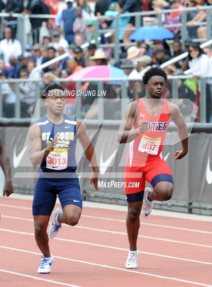 Thumbnail 2 in 51st Annual Arcadia Invitational (Boys 100 Meter Dash) photogallery.