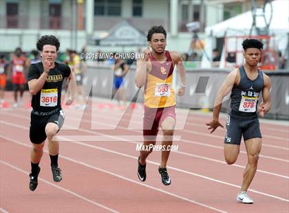 Thumbnail 2 in 51st Annual Arcadia Invitational (Boys 100 Meter Dash) photogallery.