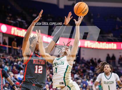 Thumbnail 2 in Milton vs. Grayson (GHSA 7A Semifina) photogallery.