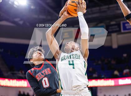 Thumbnail 1 in Milton vs. Grayson (GHSA 7A Semifina) photogallery.