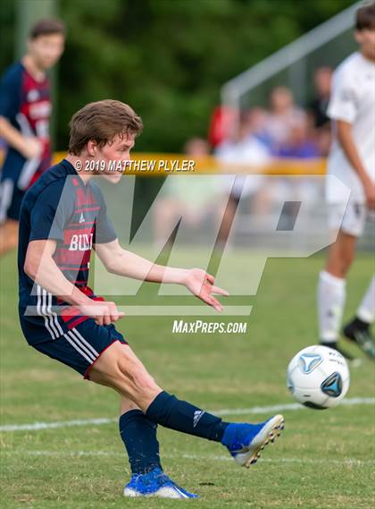 Thumbnail 2 in Terry Sanford vs. Fayetteville Academy (Battle for the Bell) photogallery.