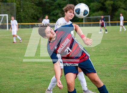 Thumbnail 2 in Terry Sanford vs. Fayetteville Academy (Battle for the Bell) photogallery.
