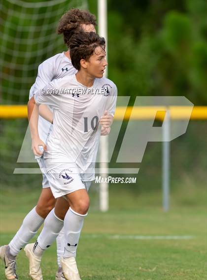 Thumbnail 3 in Terry Sanford vs. Fayetteville Academy (Battle for the Bell) photogallery.