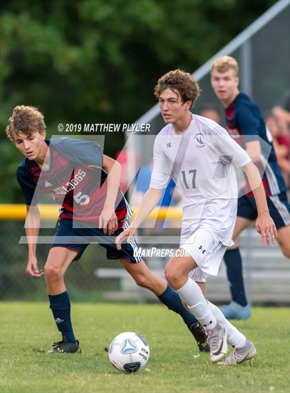 Thumbnail 2 in Terry Sanford vs. Fayetteville Academy (Battle for the Bell) photogallery.