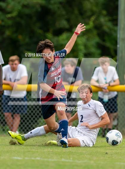 Thumbnail 3 in Terry Sanford vs. Fayetteville Academy (Battle for the Bell) photogallery.