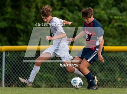 Thumbnail 1 in Terry Sanford vs. Fayetteville Academy (Battle for the Bell) photogallery.