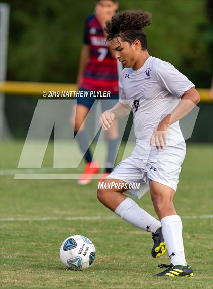 Thumbnail 1 in Terry Sanford vs. Fayetteville Academy (Battle for the Bell) photogallery.
