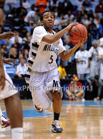 Thumbnail 3 in Millbrook vs. West Charlotte (NCHSAA 4A Final) photogallery.
