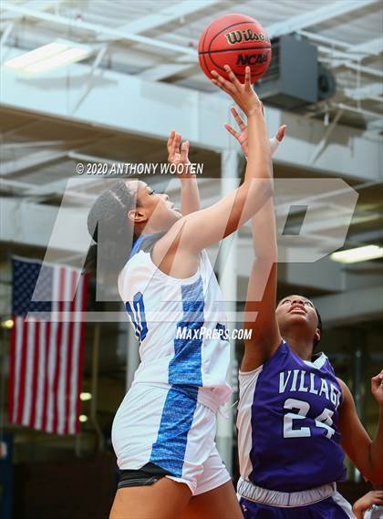 Thumbnail 2 in Village Christian Academy vs Fayetteville Christian  (Sandhills Athletic Conference Semifinal) photogallery.