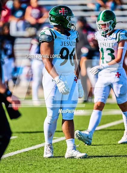 Thumbnail 1 in Strake Jesuit vs. Heights (UIL 6A D2 Football Area) photogallery.