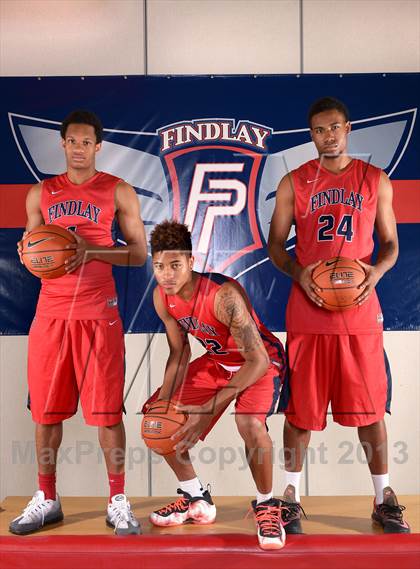 Thumbnail 1 in Findlay Prep (Preseason Top 10 Photo Shoot)  photogallery.