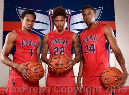 Thumbnail 2 in Findlay Prep (Preseason Top 10 Photo Shoot)  photogallery.